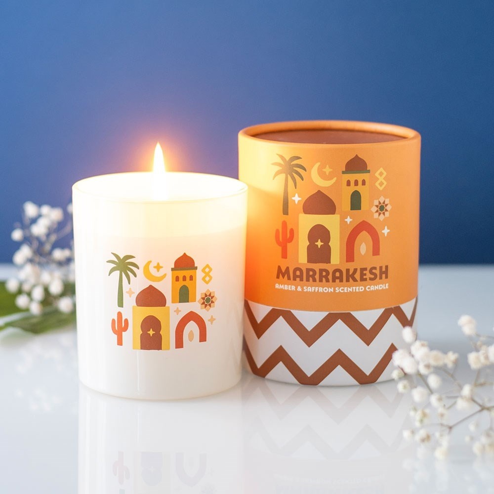 Something Different - Marrakesh Amber & Saffron Bougie Parfumée - Crème